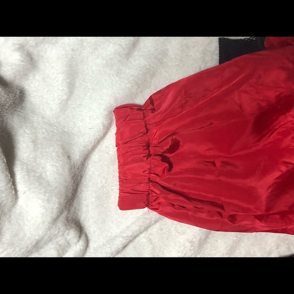 Red loose cargo pants - Picture 3 of 4